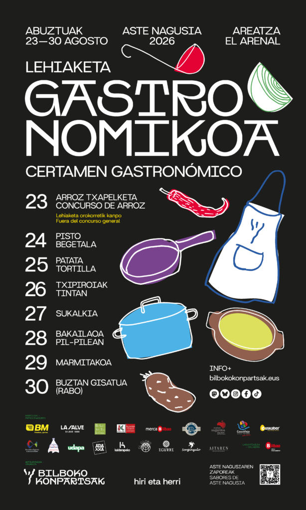 Aste Nagusiko aurtengo Lehiaketa Gastronomikoa aurkeztu dugu